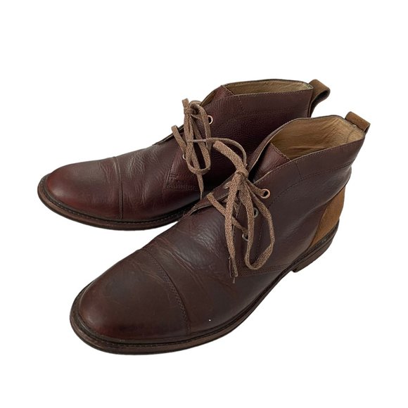 Ugg Glen Chukka Boots Size 10 Mens Brown Leather Lace Up Shoes main image 4